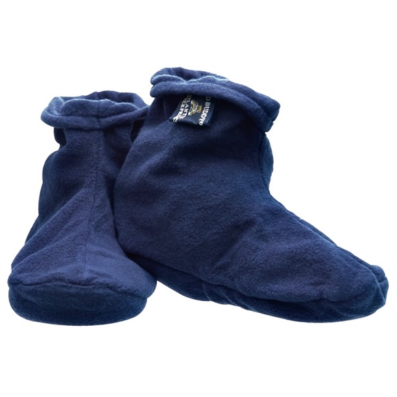 Blue Fleece Heated Slippers Aromatherapy Foot Warmer Booties - Picture 6 of 7